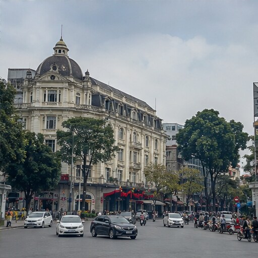 French Quarter / Hoan Kiem — характерная деталь