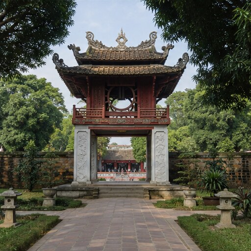 Temple of Literature — общий вид