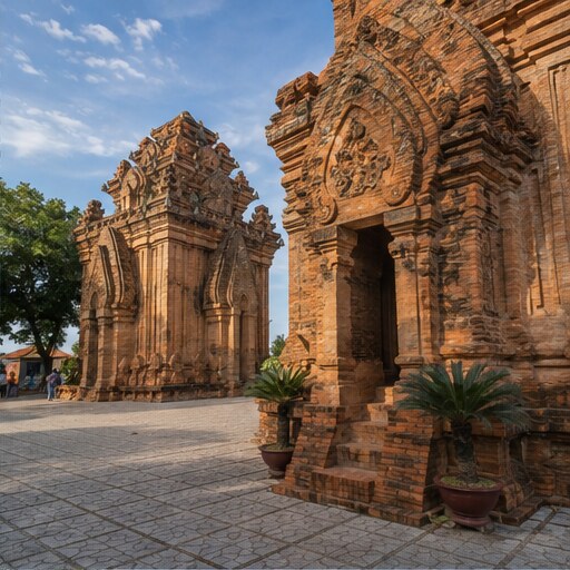Po Nagar Cham Towers — характерная деталь
